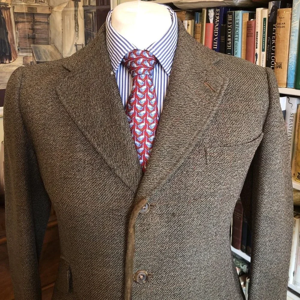 Classic Men's Brown Tweed Blazer - Brand